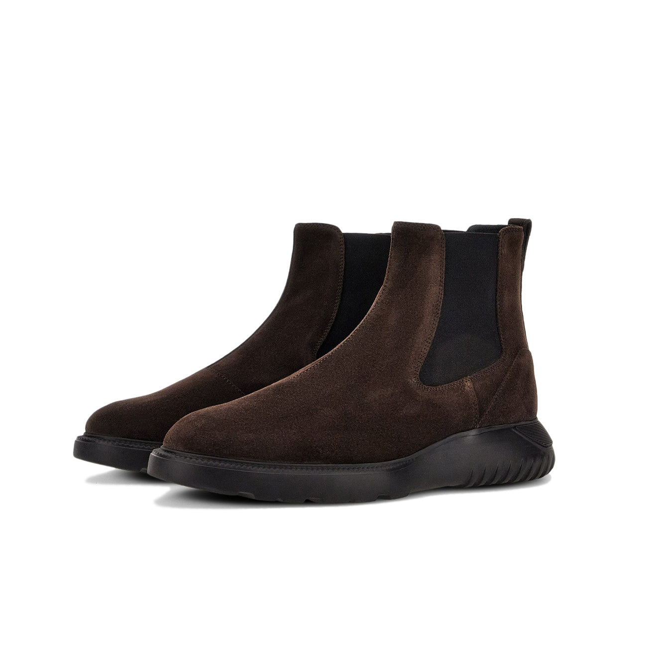 HOGAN Stivaletti H600 Uomo Ebano HXM6000EL70HG0S807 EBANO/MARRONE 