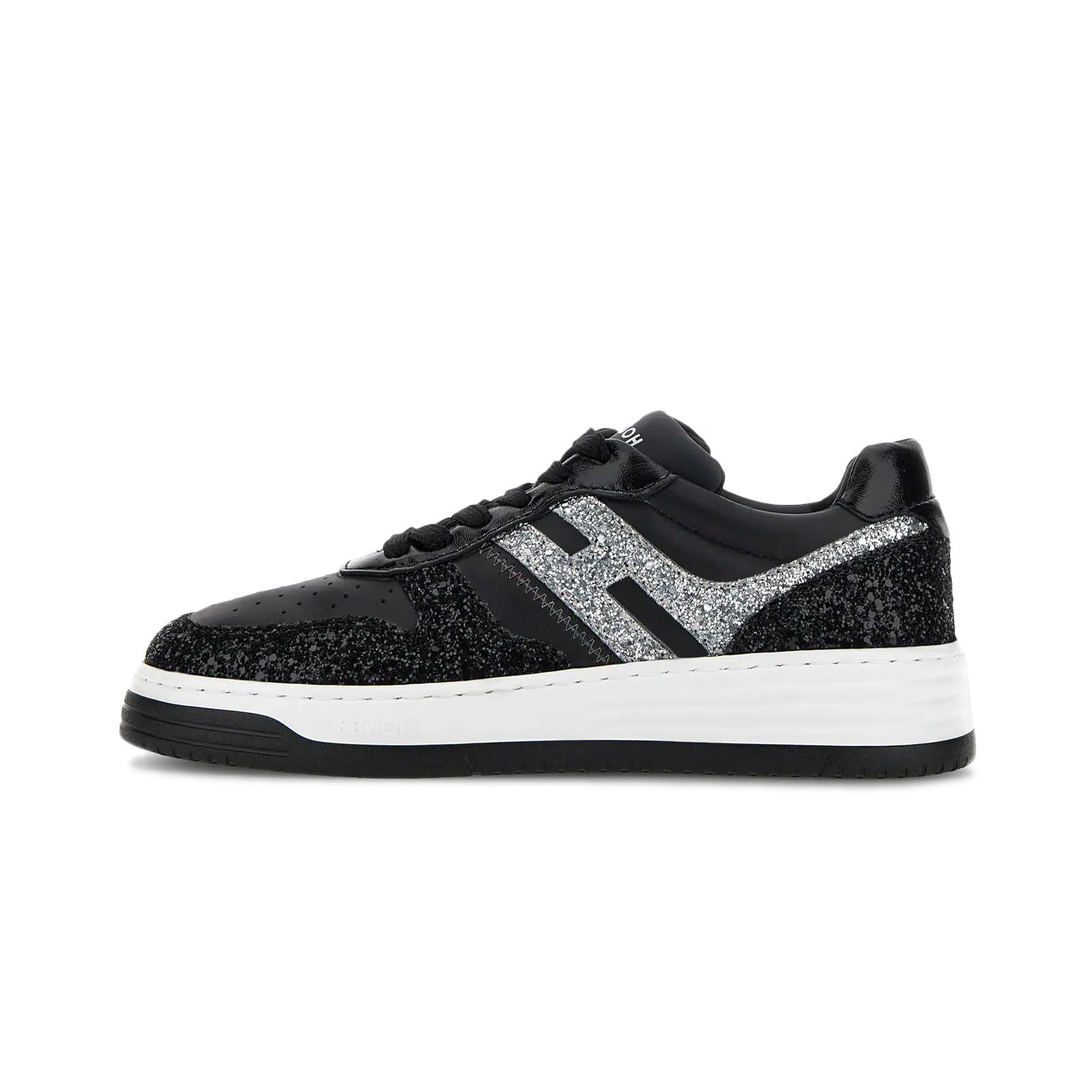 HOGAN Sneakers H630 Donna Nero Argento HXW6300EU50SEH0353 NERO/ARGENTO 