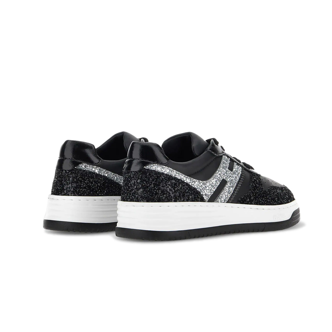 HOGAN Sneakers H630 Donna Nero Argento HXW6300EU50SEH0353 NERO/ARGENTO 