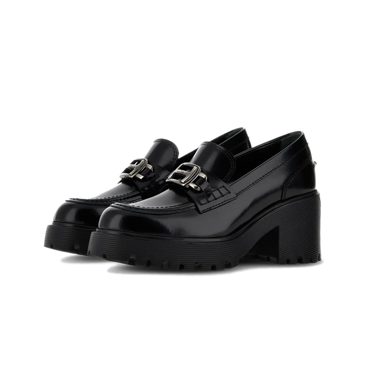 HOGAN Mocassini H649 Donna Nero HXW6490FD30RWWB999 NERO 
