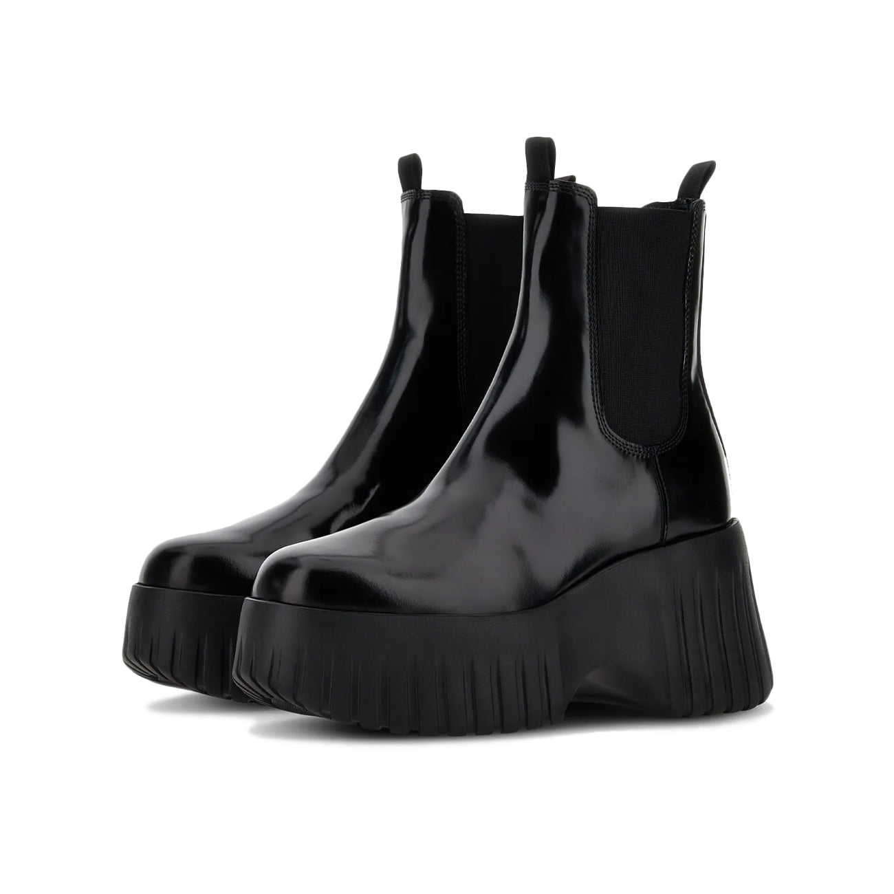 HOGAN Stivaletti Chelsea H-Stripes Donna Nero HXW6510FD00AKTB999 NERO 