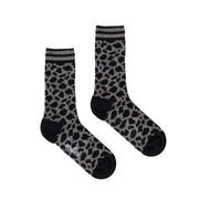 HOGAN Calze Demi Motivo Animalier Donna Grigio Medio KSWF647913SN56B210 GRIGIO MEDIO 