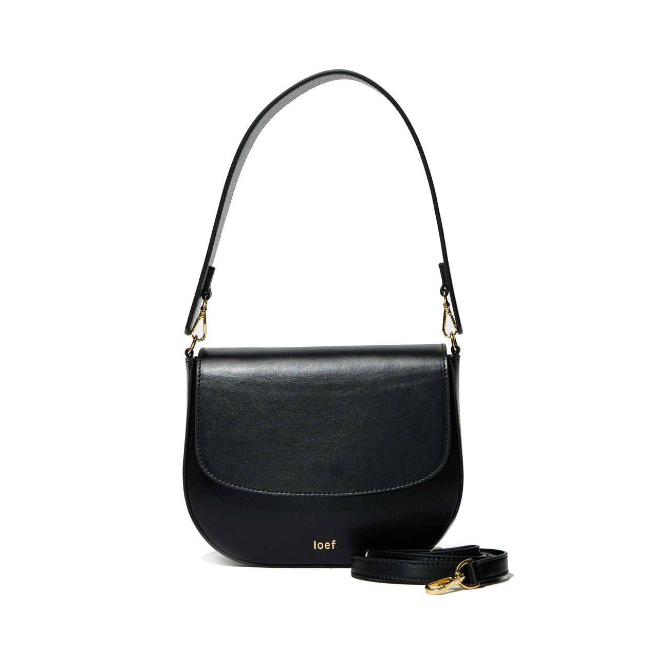 I OE F Borsa A Spalla Ele Midi Donna Nero 040S S5 NERO 