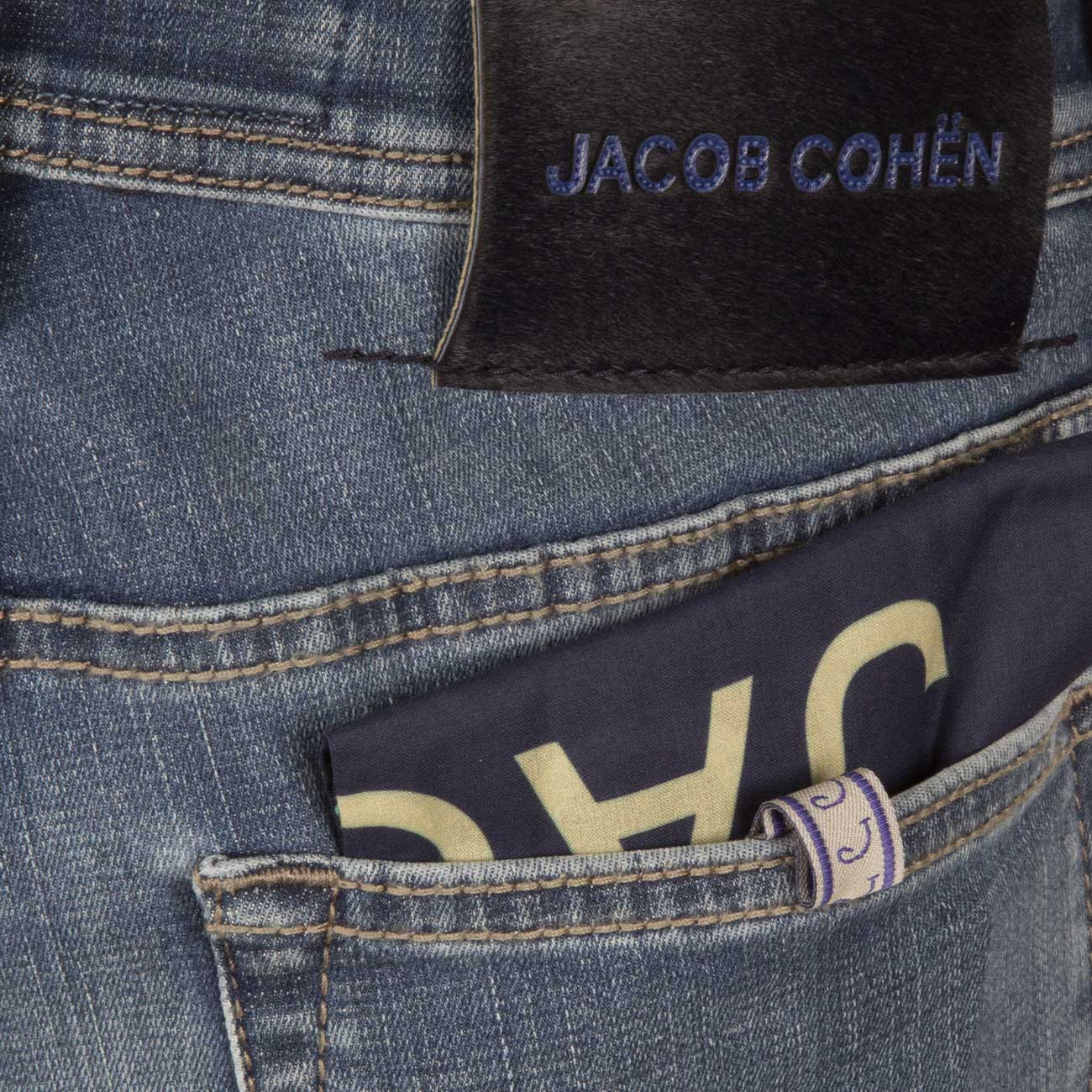 JACOB COHEN Jeans Nick Slim Fit Uomo Blu UQE0730P3731 647D 