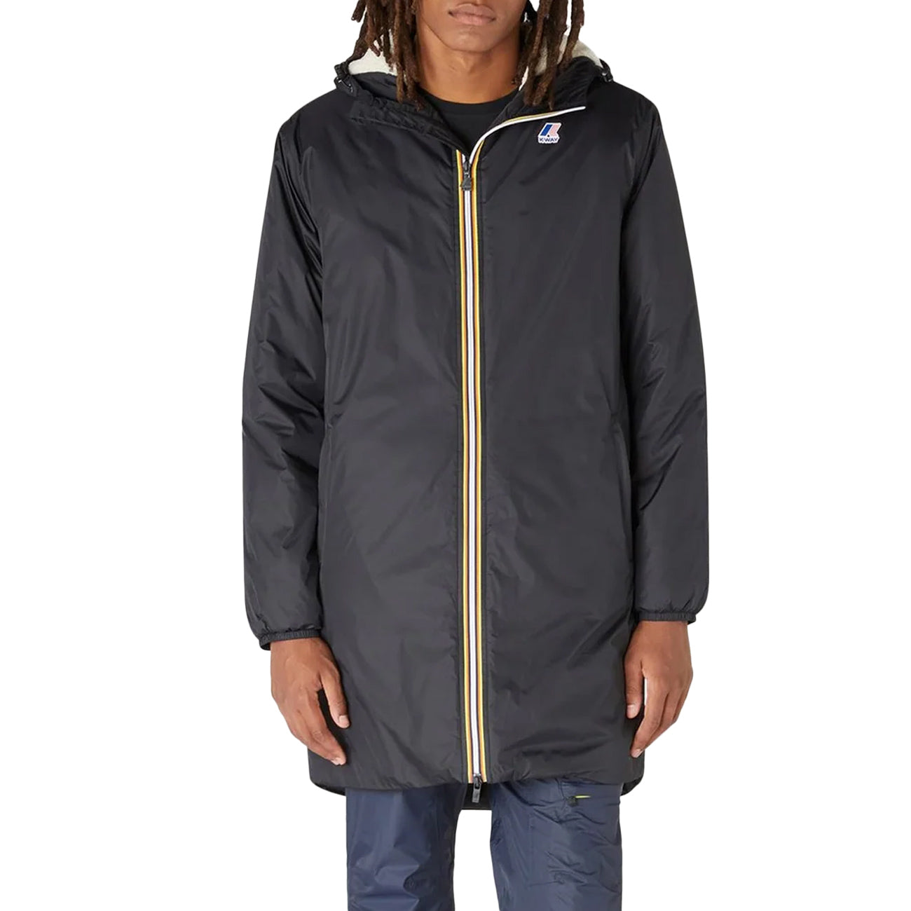 K-WAY Giacca Le Vrai 3.0 Eiffel Orsetto Unisex Usy Nero K3114KW USY NERO 