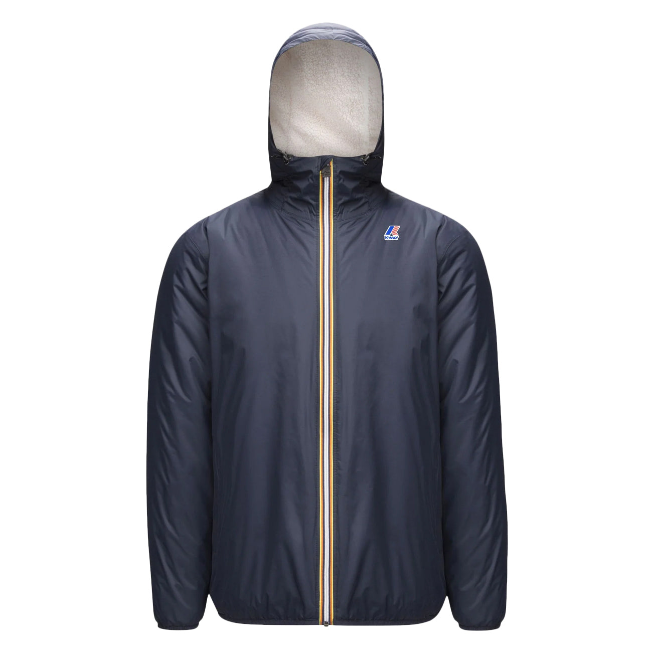 K-WAY Giubbotto Claude Orsetto Unisex Blu Navy K3118TW K89 BLU NAVY 