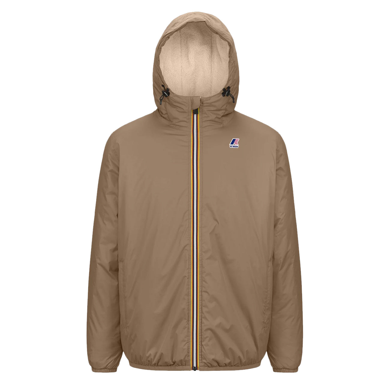 K-WAY Giubbotto Claude Orsetto Unisex Beige K3118TW WG9 BEIGE 