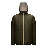 K-WAY Giubbotto Claude Orsetto Unisex Verde Nero K3118TW WMR VERDE NERO 