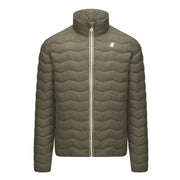 K-WAY Giubbotto Valentine Eco Warm Onde Uomo Verde Nero K6115GW WMR VERDE NERO 