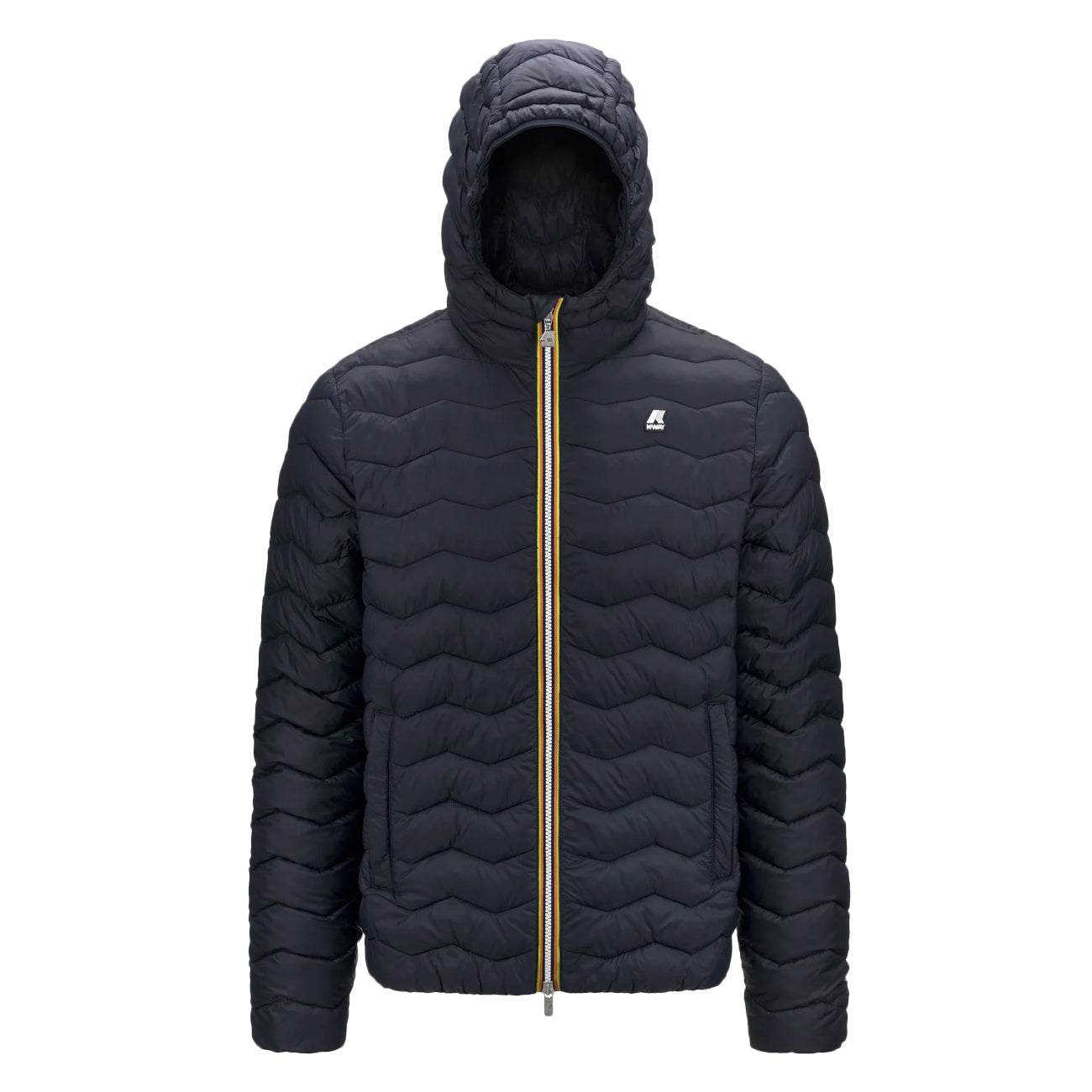 K-WAY Giubbotto Jack Eco Warm Onde Uomo Blu Navy K6121HW K89 BLU NAVY 