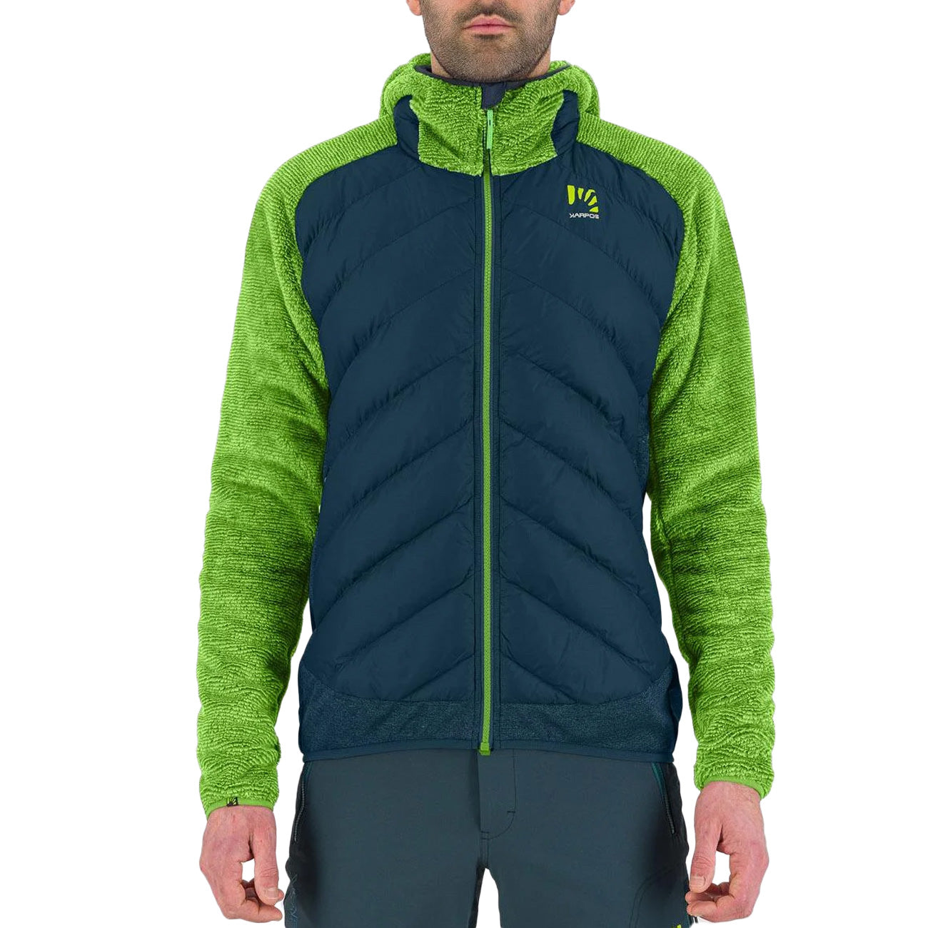 KARPOS Giacca Marmarole Uomo Midnight Green Flash 2500486 073 MIDNIGHT/GREEN FLASH 