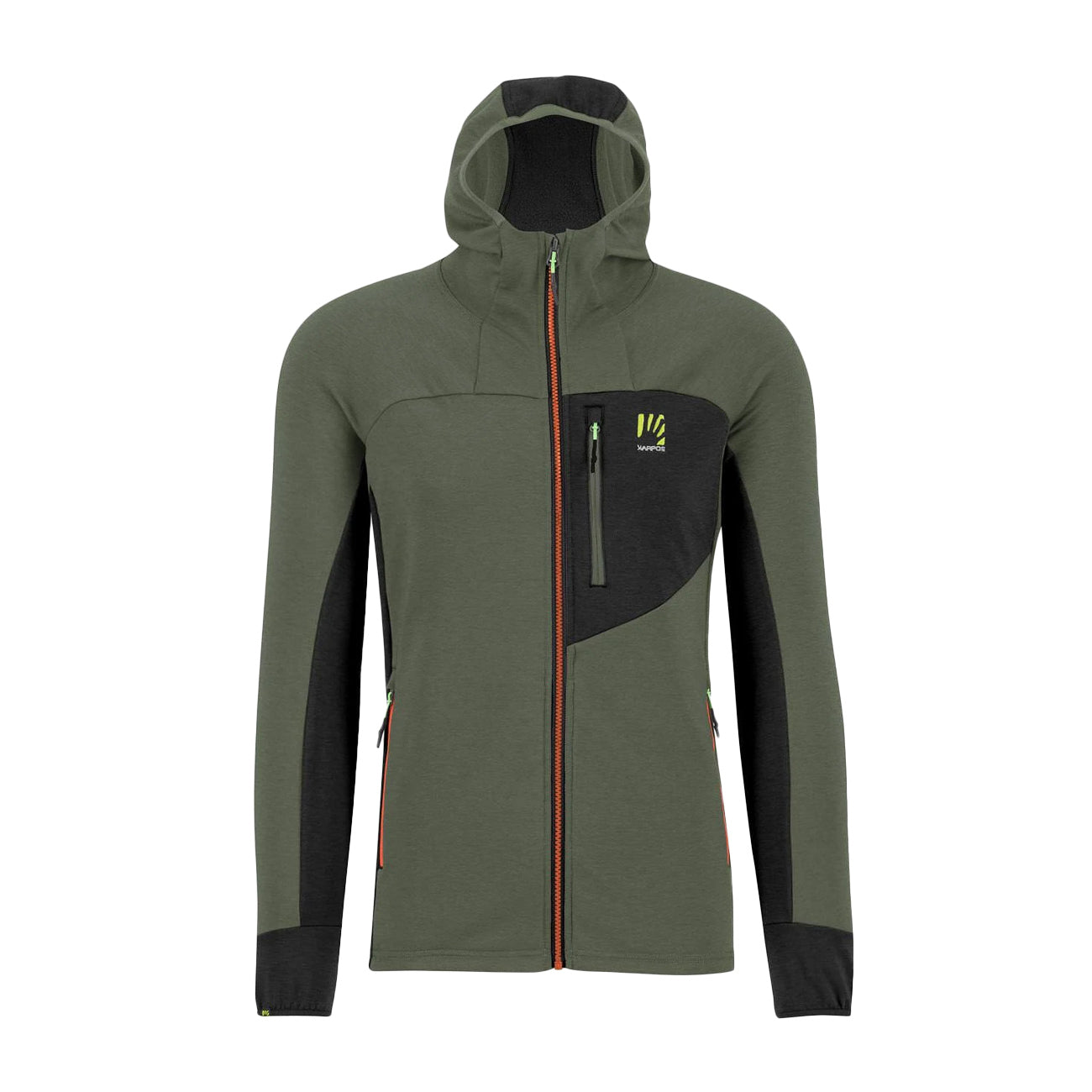 KARPOS Felpa Mezzodi Uomo Thyme Black Sand 2501045 024 THYME/BLACK SAND 