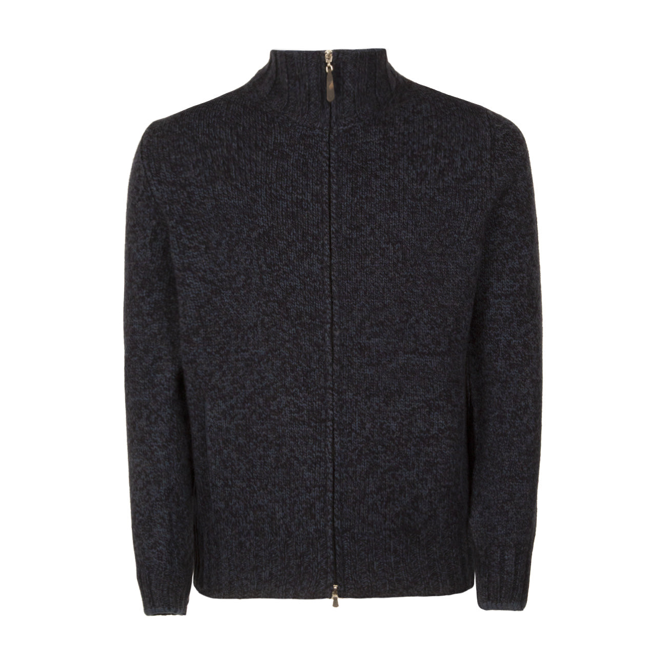 LA FILERIA Pull Full Zip Uomo Blu Navy Melange 10178/25706 799 BLU/BLU NAVY MELANGE 