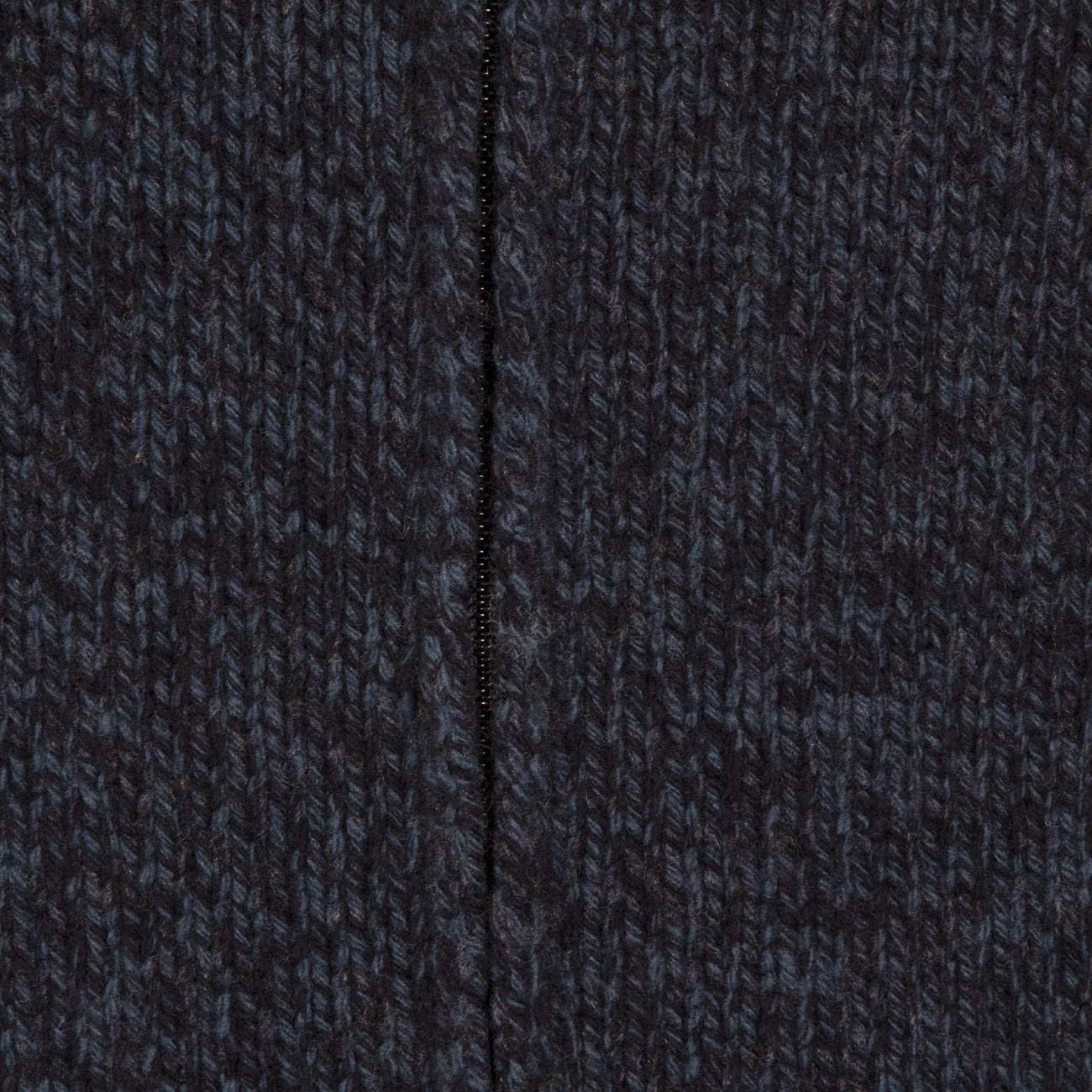 LA FILERIA Pull Full Zip Uomo Blu Navy Melange 10178/25706 799 BLU/BLU NAVY MELANGE 