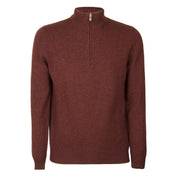LA FILERIA Lupetto Zip Misto Lana Uomo Bordeaux 23125/19621 293 BORDEAUX 