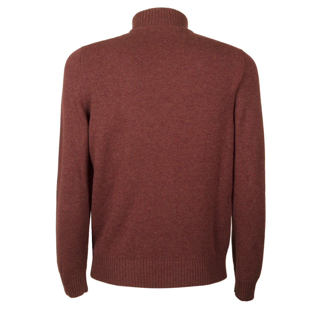 LA FILERIA Lupetto Zip Misto Lana Uomo Bordeaux 23125/19621 293 BORDEAUX 