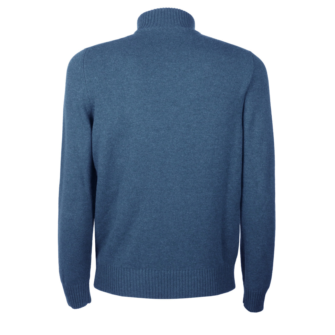 LA FILERIA Lupetto Zip Misto Lana Uomo Blu Aperto 23125/19621 568 BLU APERTO 