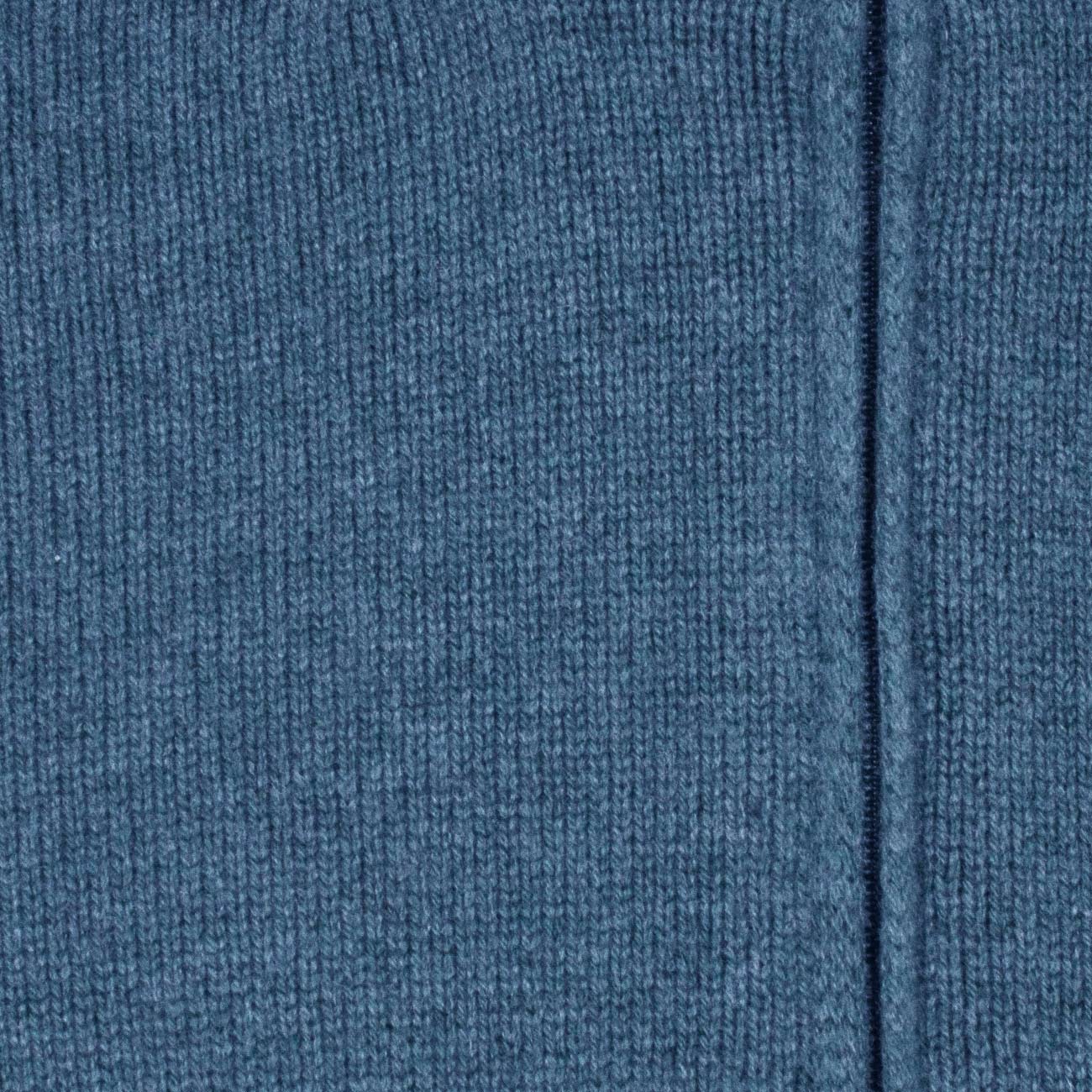LA FILERIA Lupetto Zip Misto Lana Uomo Blu Aperto 23125/19621 568 BLU APERTO 