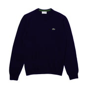 LACOSTE Pullover Girocollo Uomo Blu AH3449 166 BLU 