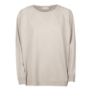 LE TRICOT PERUGIA Pullover In Lana E Cashmere Donna Grigio Chiaro 46463 5368 LIGHT GREY 