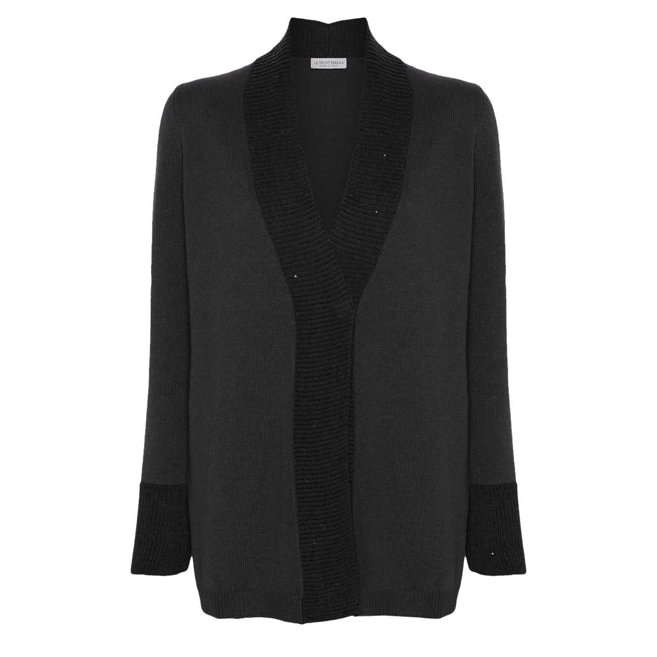LE TRICOT PERUGIA Cardigan D. Lana Cashmere Le Tricot Perugia 46533 999 BLACK 