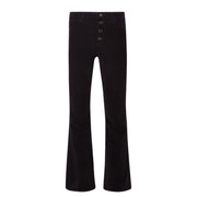 LIU JO Pantalone Zampetta In Velluto Donna Nero MF3258T4416 22222 NERO 