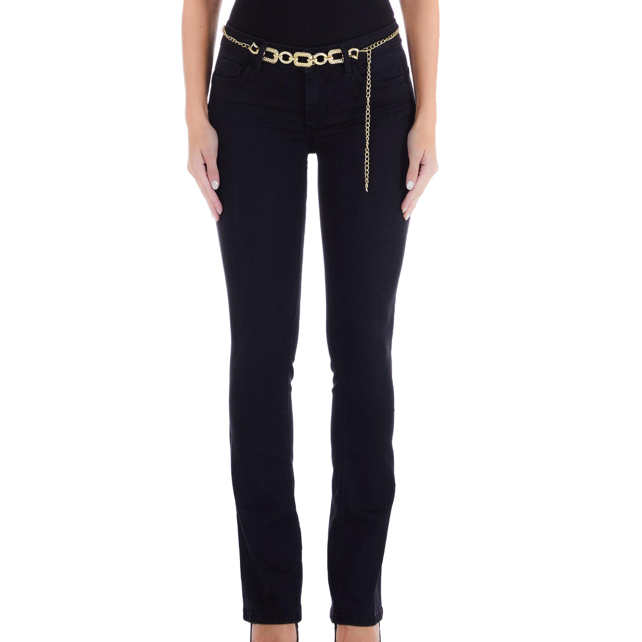 LIU JO Jeans Repot Donna Denim Black UF3025D4376 88207 DENIM BLACK MD.WASH 