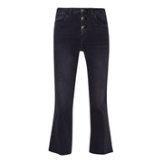 LIU JO Jeans Bootcut Cropped Princess Donna Black Seductive UF3040D4391 87307 DEN.BLACK SEDUCTIVE 