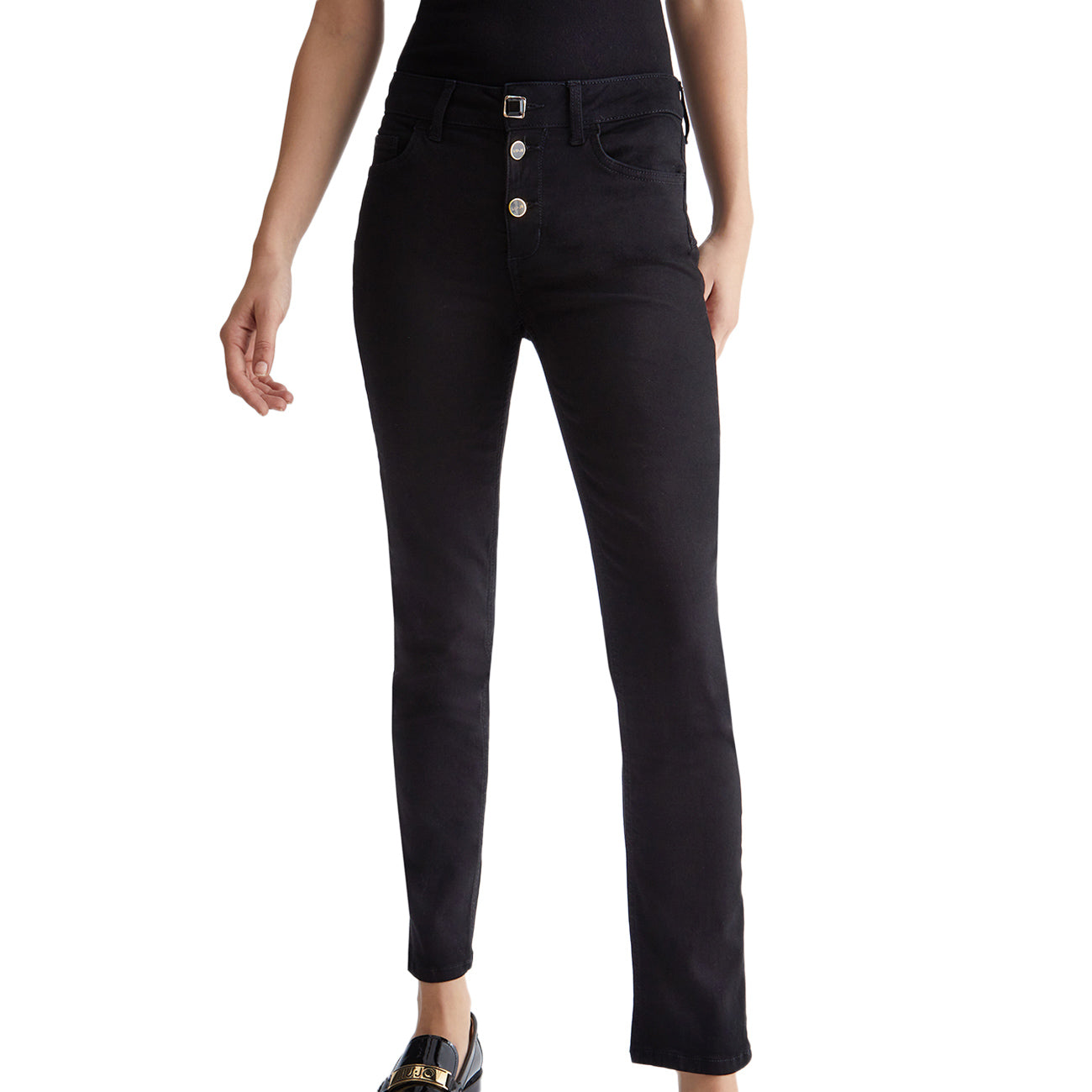 LIU JO Jeans Monroe Donna Denim Nero UF3054D4614 88000 DEN.NERO NORMAL WASH 