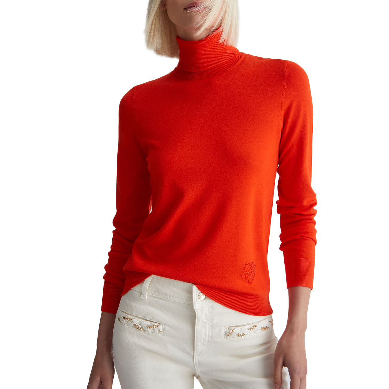LIU JO Dolcevita Colorlogo Donna Mandarino WF3126MA18F 81445 MANDARINO 