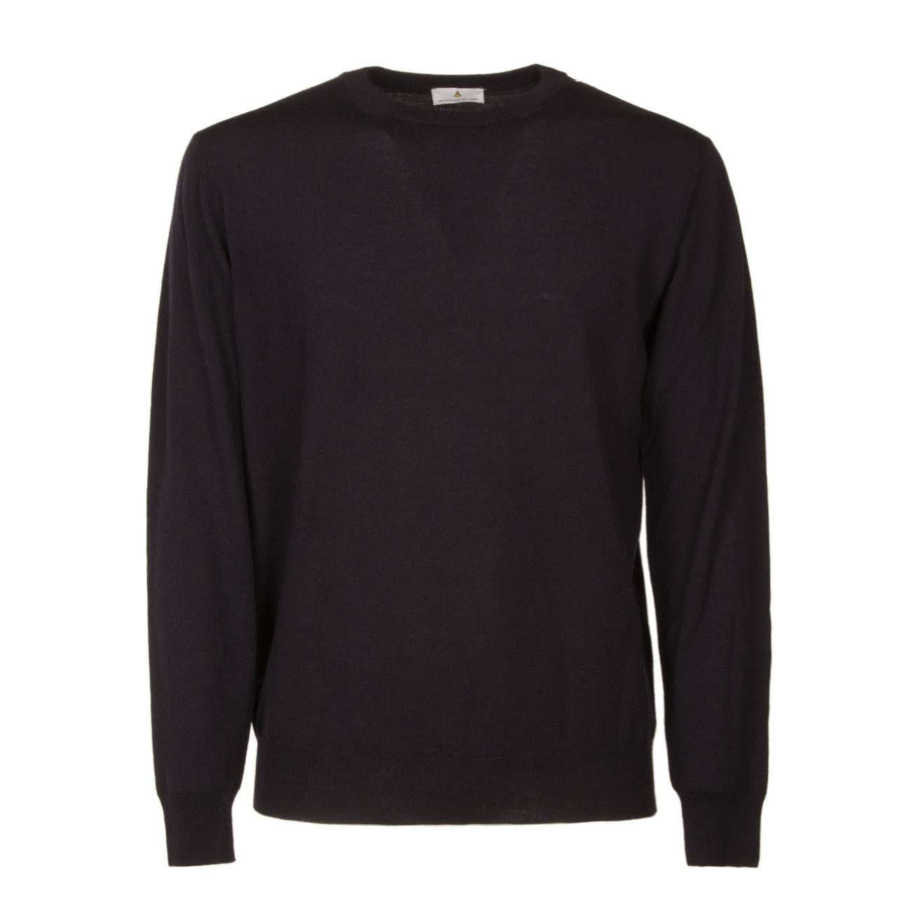 MAGAZZINO RICAMBI Girocollo 100% Lana Merinos Uomo Blu Navy 41 81 AR BLU NAVY 