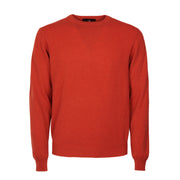 MASCHERONI Jeordie's Pullover Girocollo Unisex Rosso Melange 90617 201 ROSSO MELANGE 