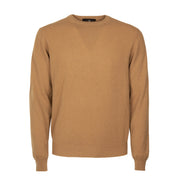 MASCHERONI Jeordie's Pullover Girocollo Unisex Cammello Melange 90617 317 CAMMELLO MELANGE 