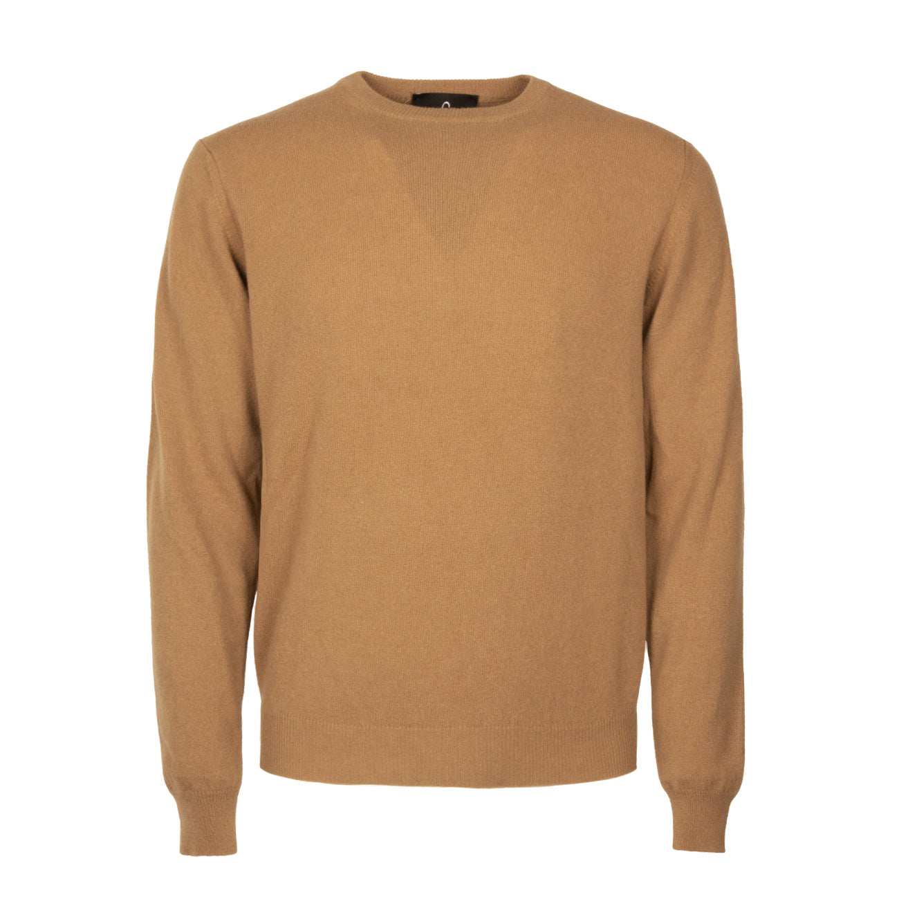 MASCHERONI Jeordie's Pullover Girocollo Unisex Cammello Melange 90617 317 CAMMELLO MELANGE 