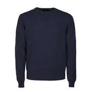MASCHERONI Jeordie's Pullover Girocollo Unisex Bleu Navy Melange 90617 407 BLEU NAVY MELANGE 