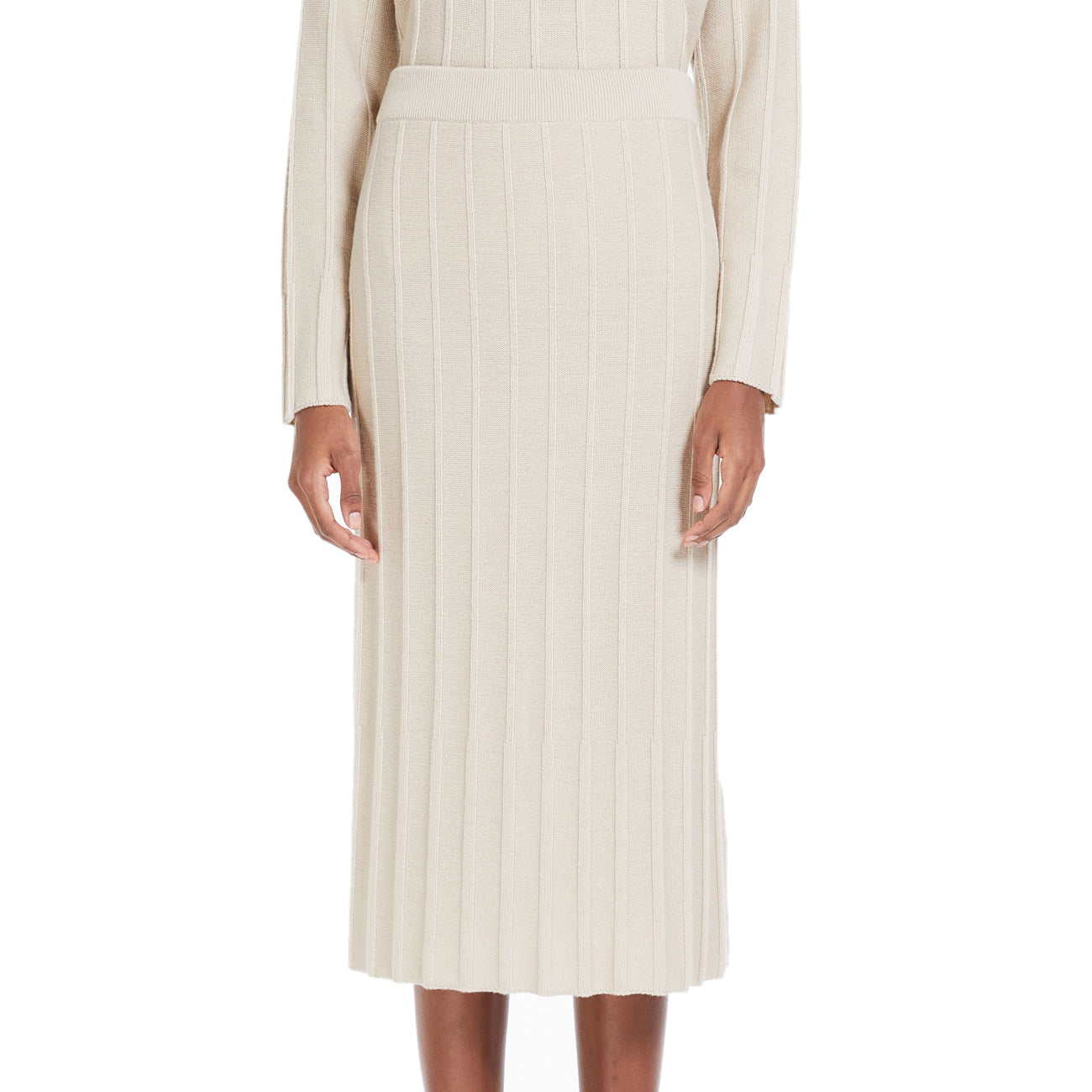 MAX MARA LEISURE Gonna Melk Donna Albino MELK 2333060136600 001 ALBINO 
