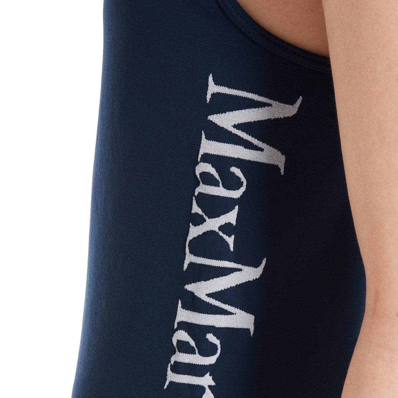 MAX MARA S Top Fortuna Con Logo Laterale Donna Blu FORTUNA 2399460139600 006 BLU 