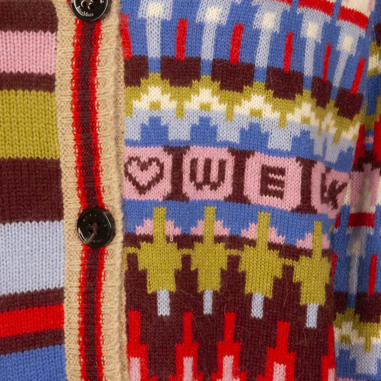 MAX MARA WEEKEND Cardigan Austero Donna Fairisle Patch AUSTERO 2353460539600 017 FAIRISLE PATCH 
