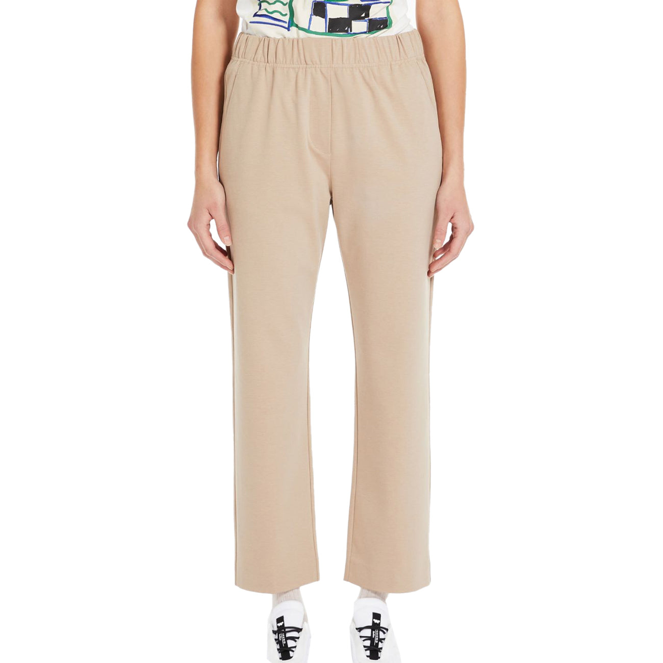 MAX MARA WEEKEND Pantalone Interlock Elfo Donna Beige ELFO 2357860439600 002 BEIGE 