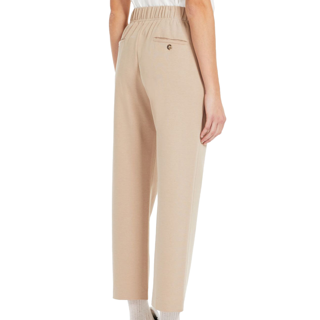 MAX MARA WEEKEND Pantalone Interlock Elfo Donna Beige ELFO 2357860439600 002 BEIGE 