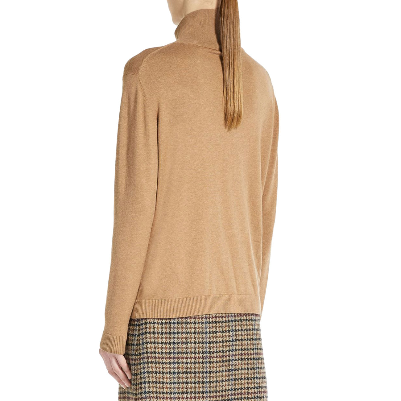 MAX MARA WEEKEND Lupetto Seta Lana Kiku Donna Cammello KIKU 2353660133600 003 CAMMELLO 