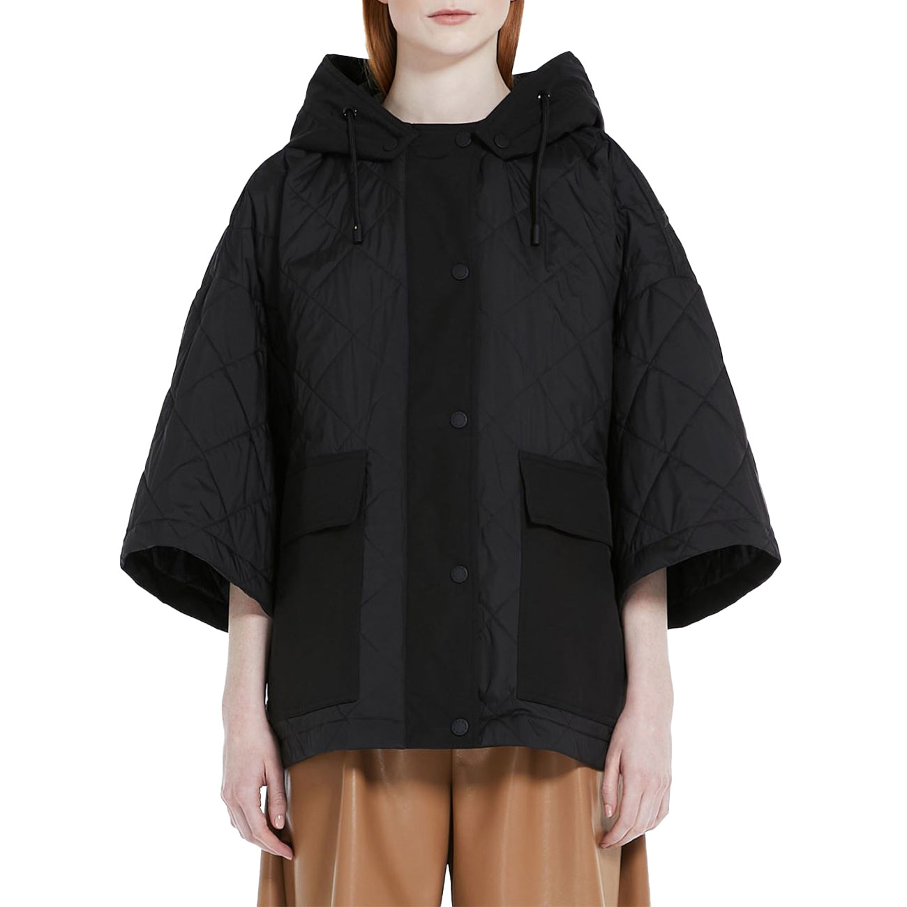 MAX MARA WEEKEND Cappa Disegno Rombo Tequila Donna Nero TEQUILA 2357360232600 006 NERO 