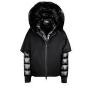 MOORER Piumino Pegaso-Cwr Donna Nero MODGI300009 U0001 NERO 
