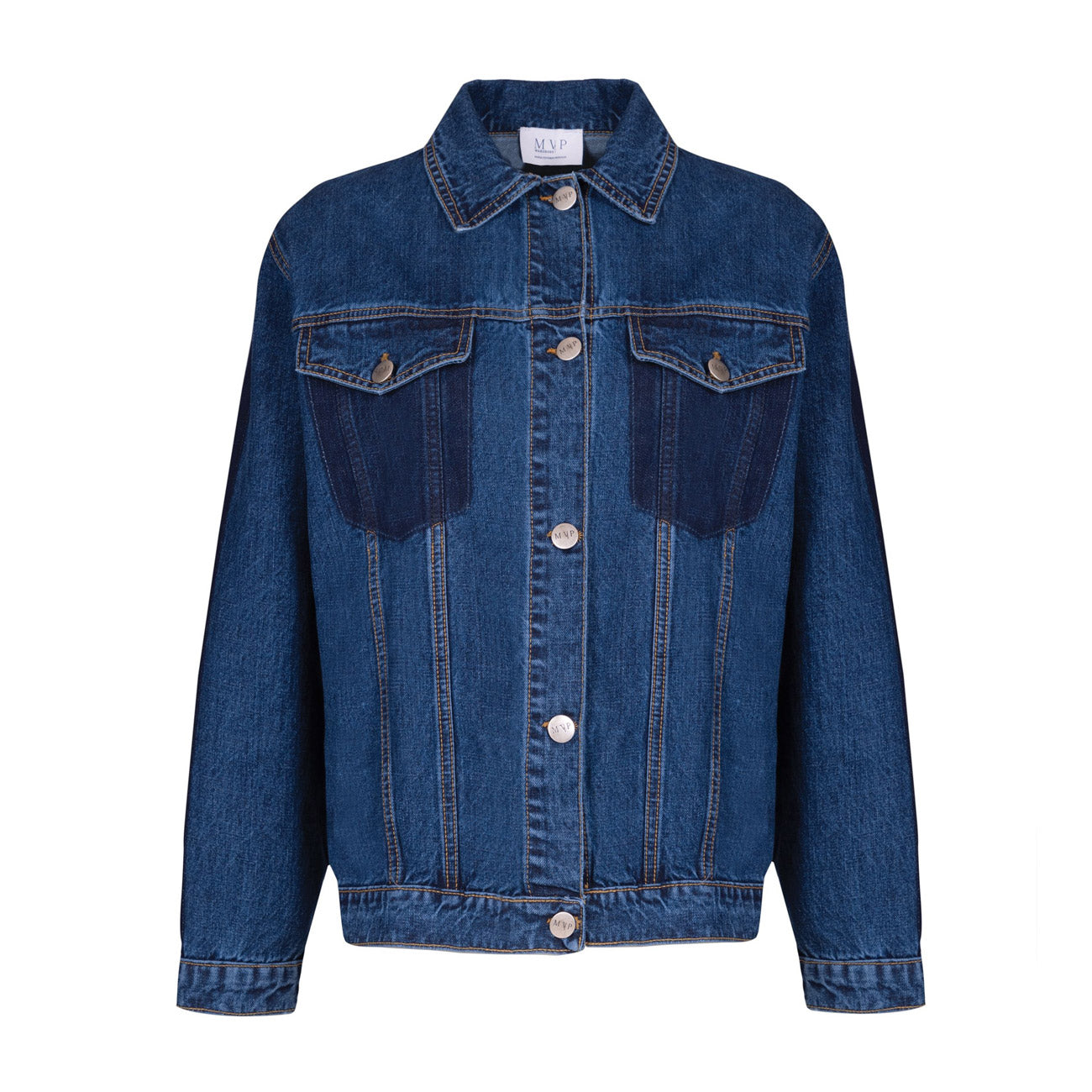 MVP WARDROBE Giacca Marsala Donna Denim Azzurro MVPI3IJ101 0042/DENIM AZZURRO 