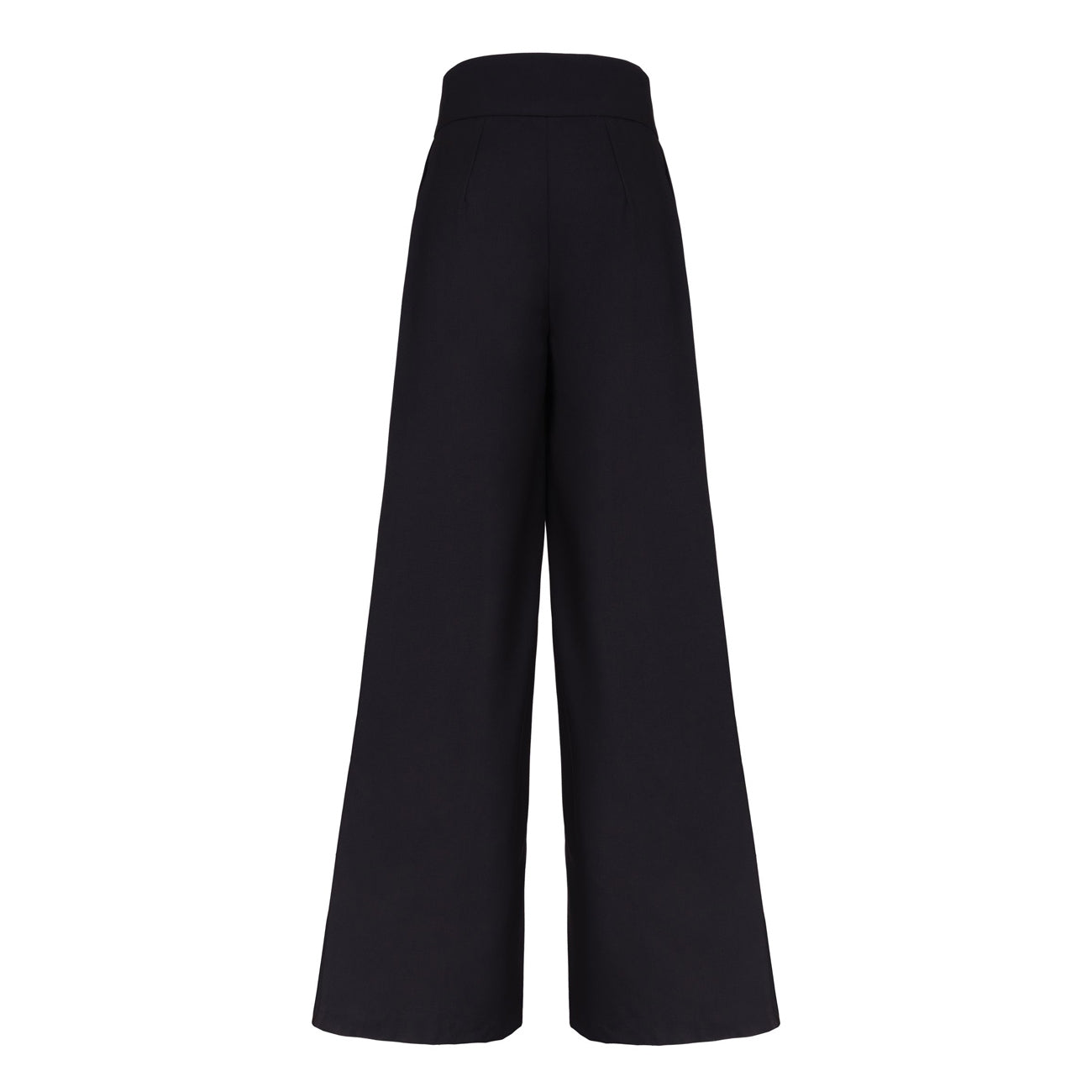 MVP WARDROBE Pantalone Verri Misto Lana Donna Nero MVPI3PA036 0002/NERO 