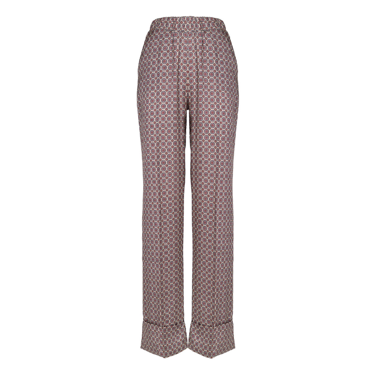 MVP WARDROBE Pantalone Liberty Donna Stampa Cravatteria MVPI3PA132 1171/STAMPA CRAVATTERIA 