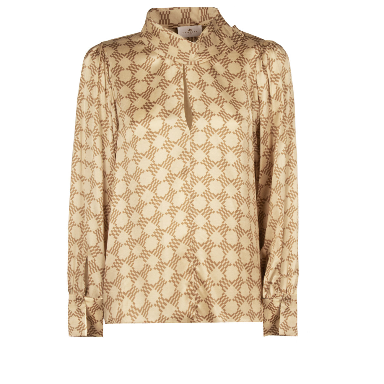 NENETTE Blusa Feudor Donna Avorio Noisette FEUDOR 2187 AVORIO/NOISETTE 