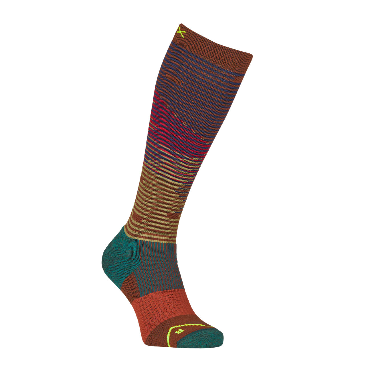 ORTOVOX Calze All Mountain Long Unisex Clay Orange 54872 CLAY ORANGE 