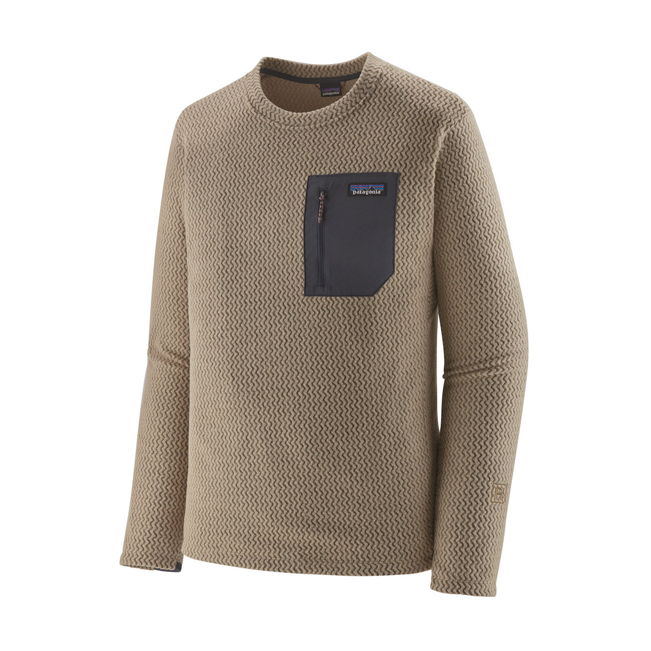 PATAGONIA Pile R1 Air Crew Uomo Beige 40235 ORTN OAR TAN 