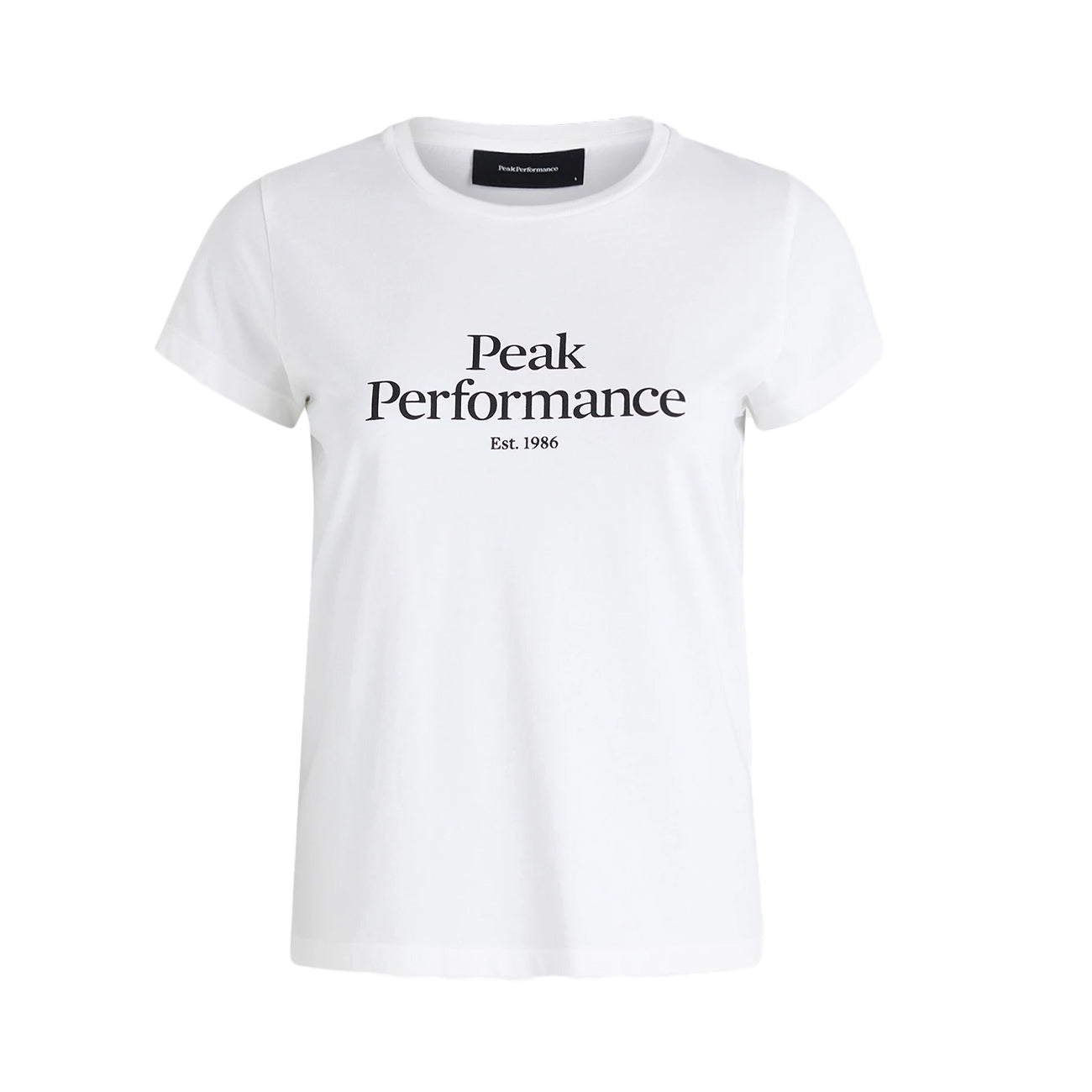 PEAK PERFORMANCE T-Shirt Original Donna Off White Black G77700 320 OFFWHITE/BLACK 